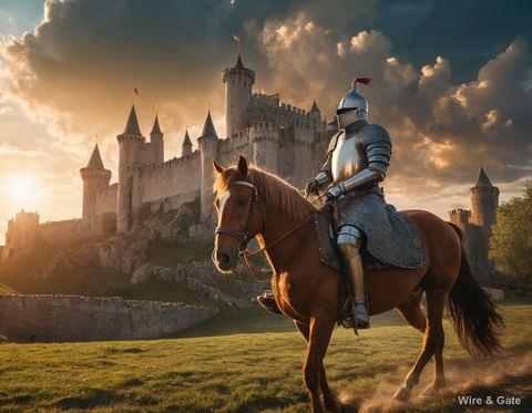 The knight and the castle