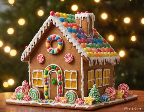 The gingerbread house