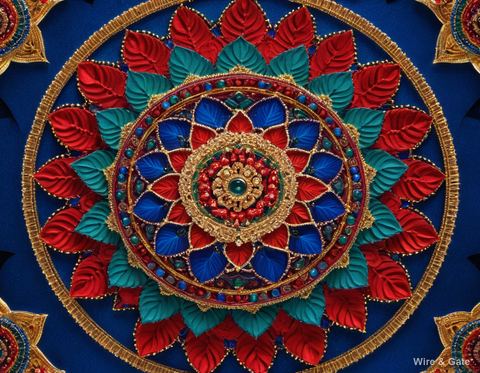 The gemstone mandala