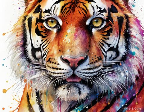 The watercolour tiger
