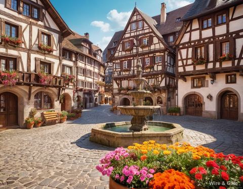 The half-timbered square